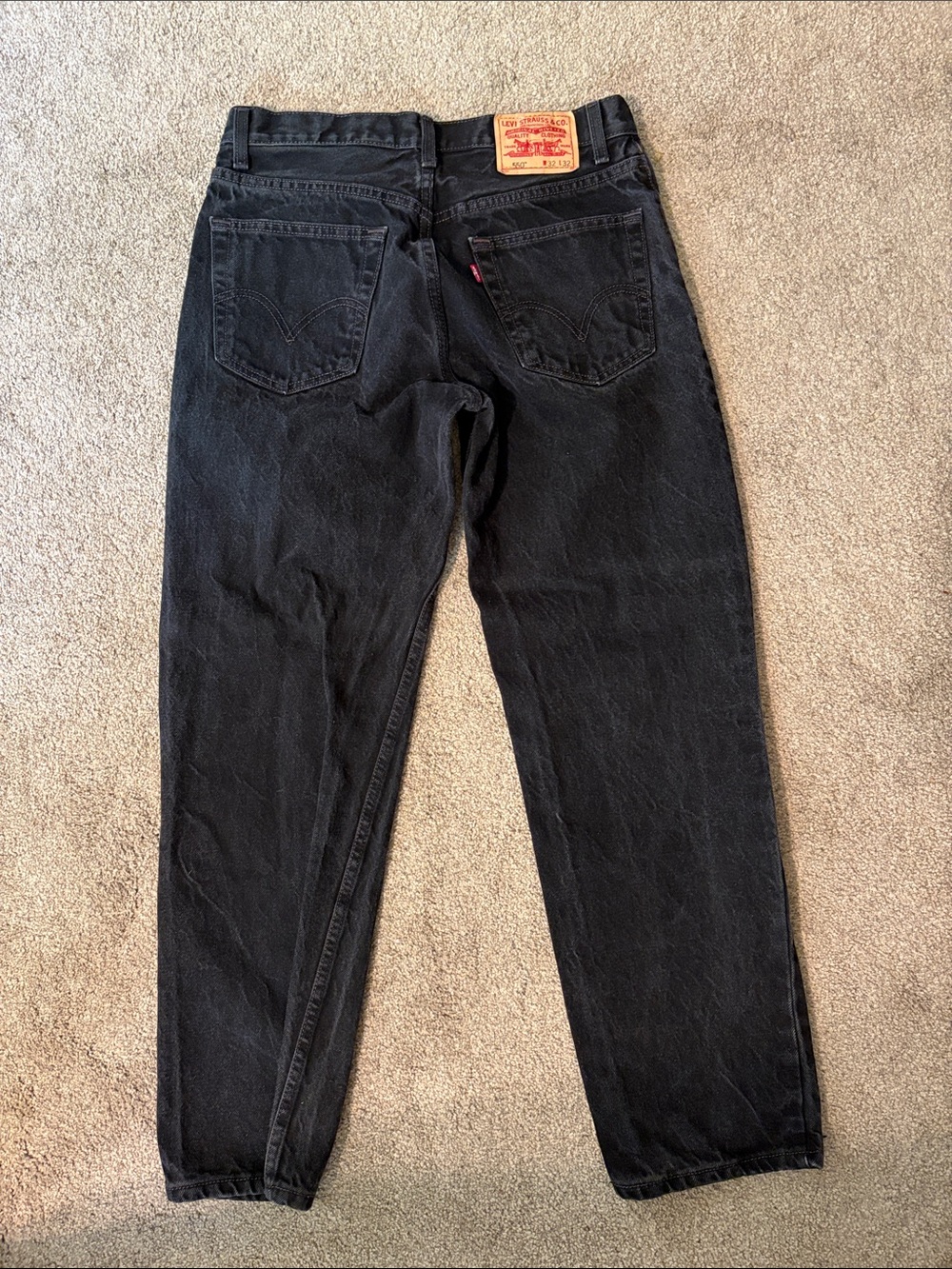 Vintage Levi's Black Relaxed Fit Jeans